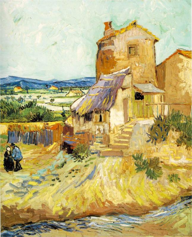 The old mil - Van Gogh Painting On Canvas